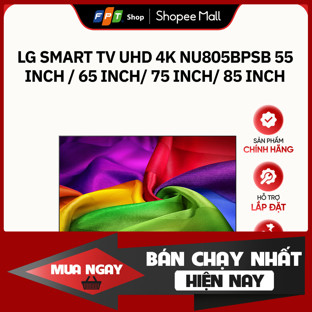 [MODEL 2026] LG Smart TV UHD 4K NU805BPSB 55 inch / 65 inch/ 75 inch/ 85 inch