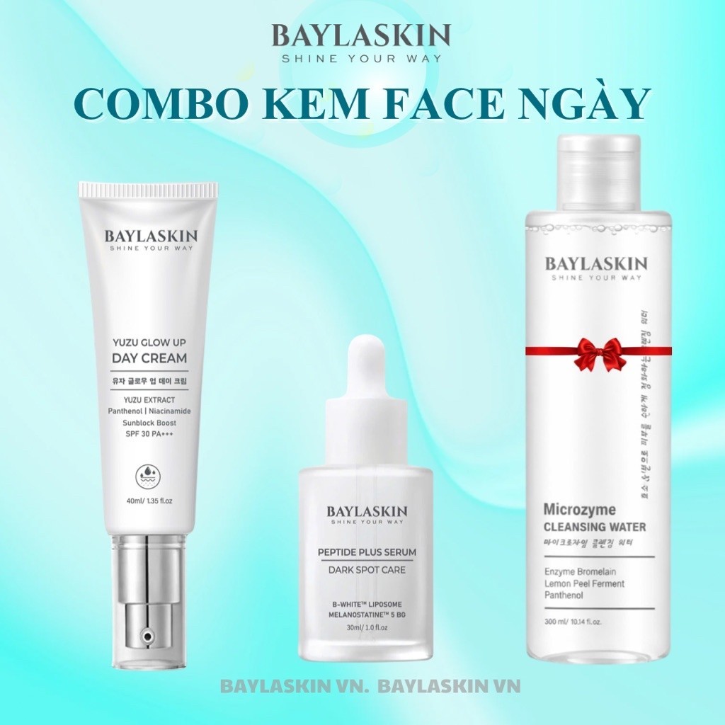 [TẶNG TẨY TRANG] COMBO KEM FACE NGÀY BAYLA SKIN (BARBIE SKIN) - Dưỡng da,nâng tone, chống nắng
