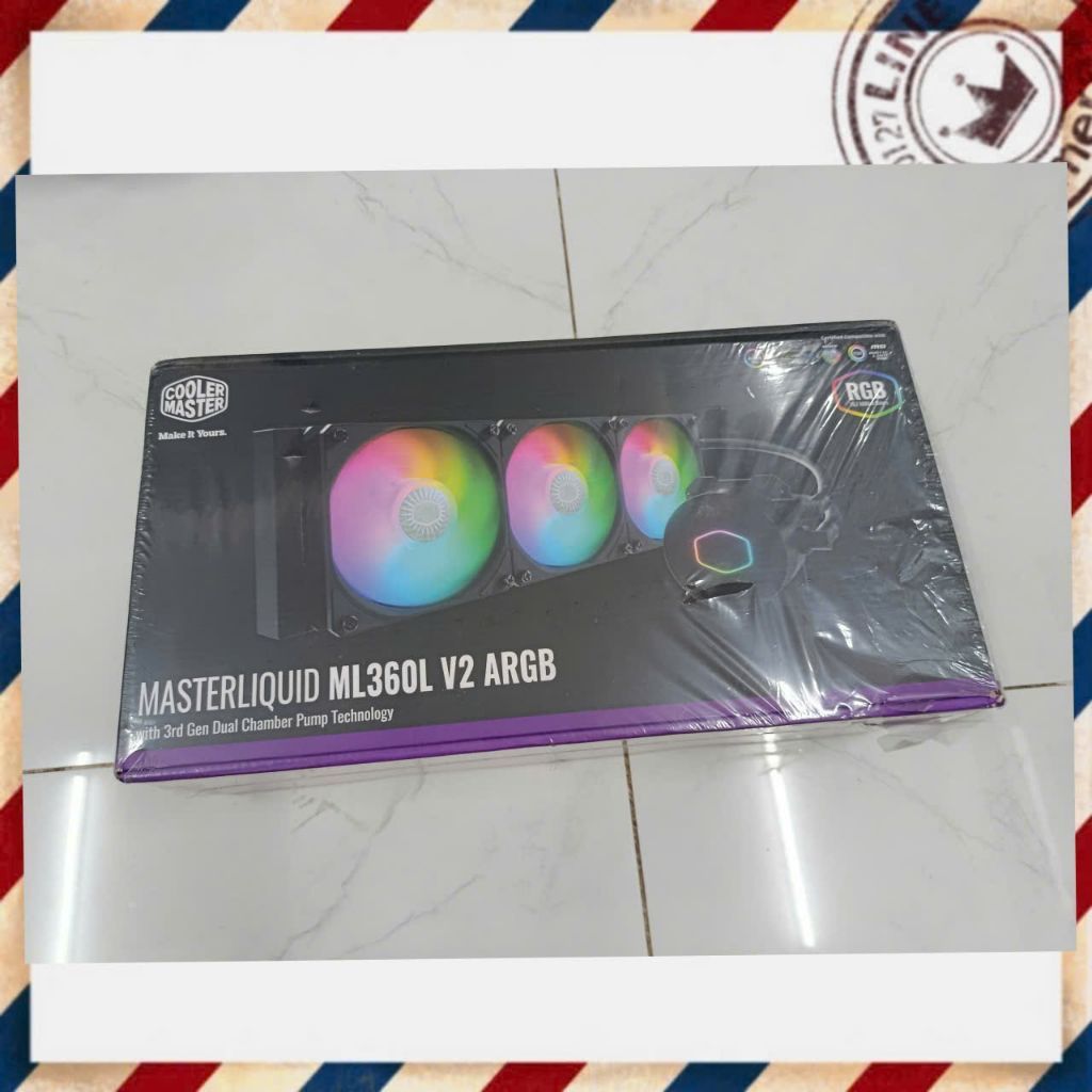 Hàng chính hãng 💯 tản nhiệt nước AIO Cooler Master MasterLiquid ML360L V2 ARGB new