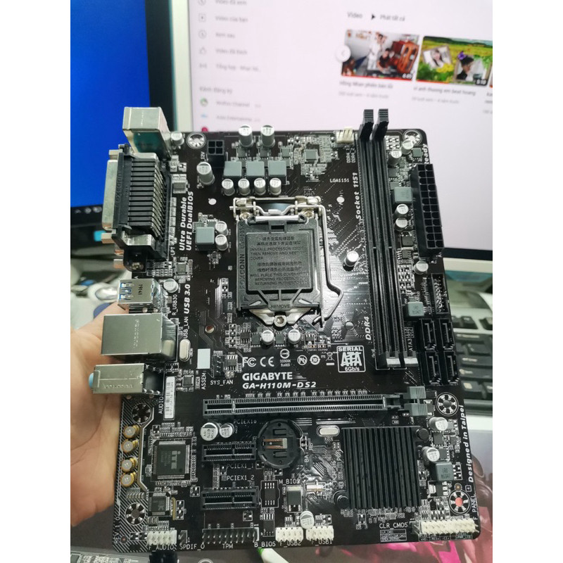[ Hàng Sẵn ] MAIN GIGABYTE H110M-DS2 / S2PV / DS2V/ S2H  KÈM FE