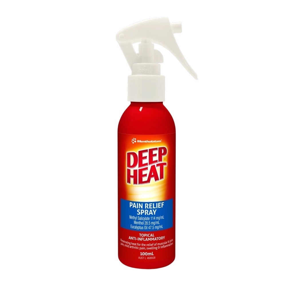 Xịt giảm đau cơ khớp Deep Heat Pain Relief Spray 100ml