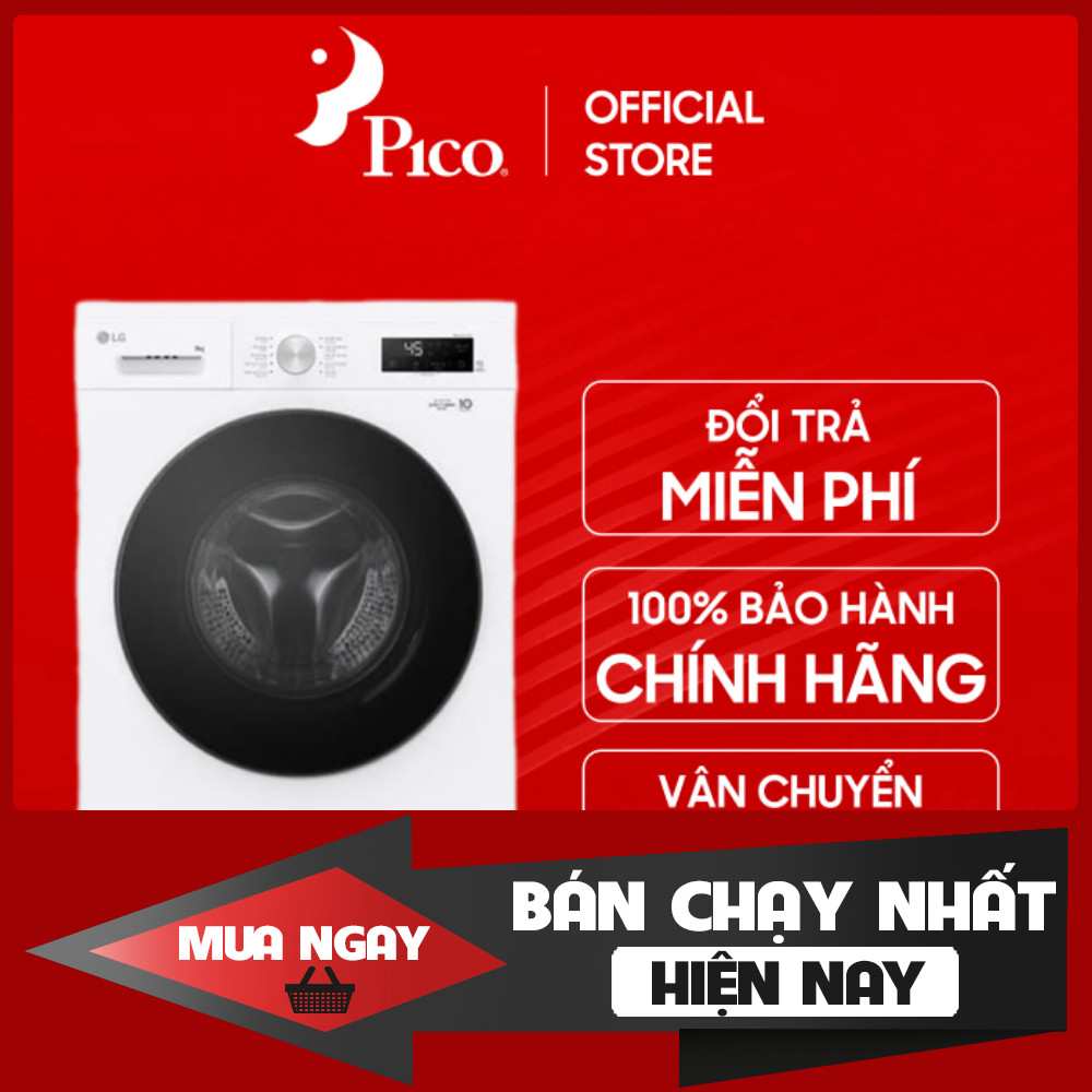 Máy giặt lồng ngang LG 9kg FB1209S5W màu trắng