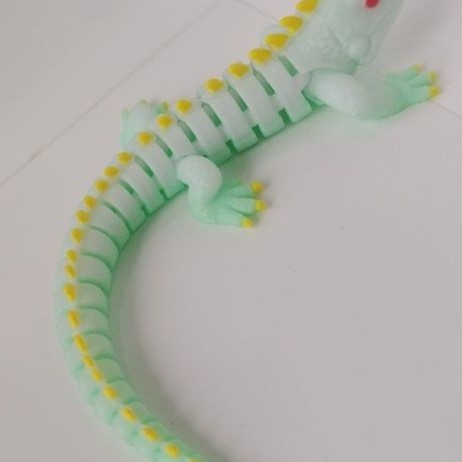 mô hình tĩnh in 3d iguana mini size 17cm