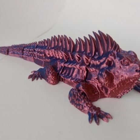 Đồ chơi mô hình cá sấu ,  iguana kì đà in 3d đổi màu