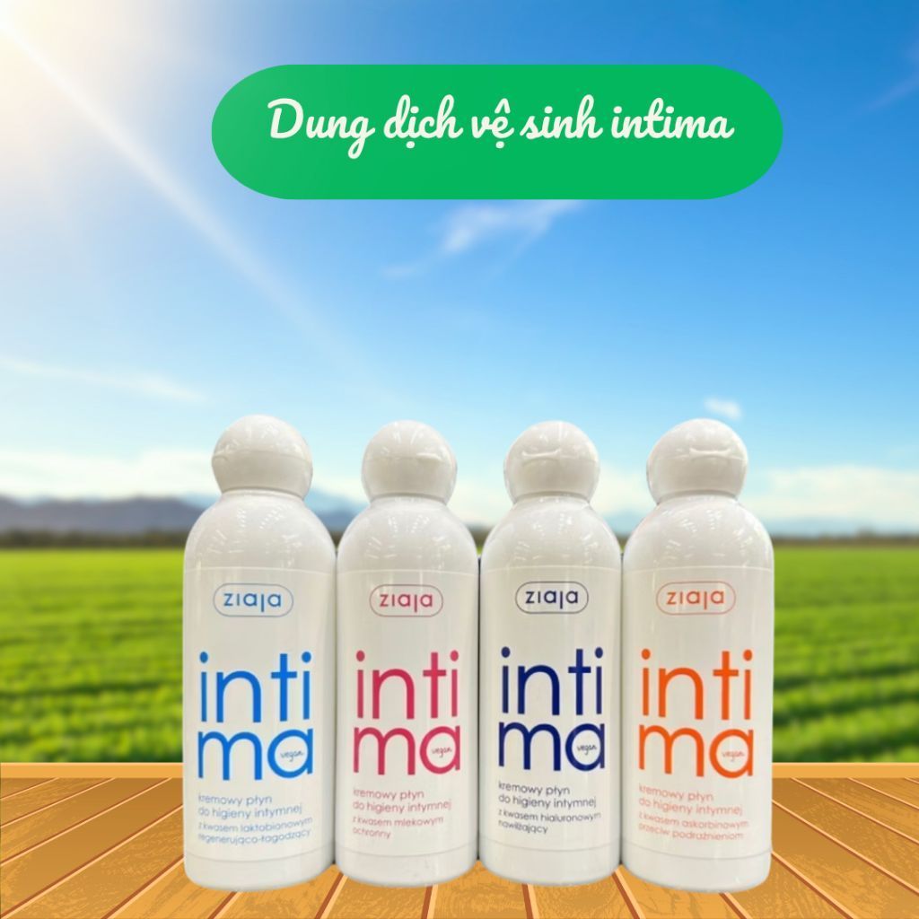 Dung dịch vệ sinh phụ nữ Intima Ziaja 200ml chính hãng có tem phụ