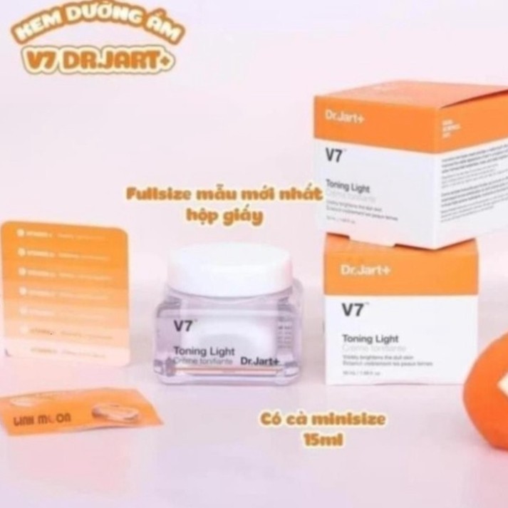 [ TEM CTY ] Kem dưỡng trắng da V7 Toning Light Dr.Jart+ Hàn Quốc Watsons Official