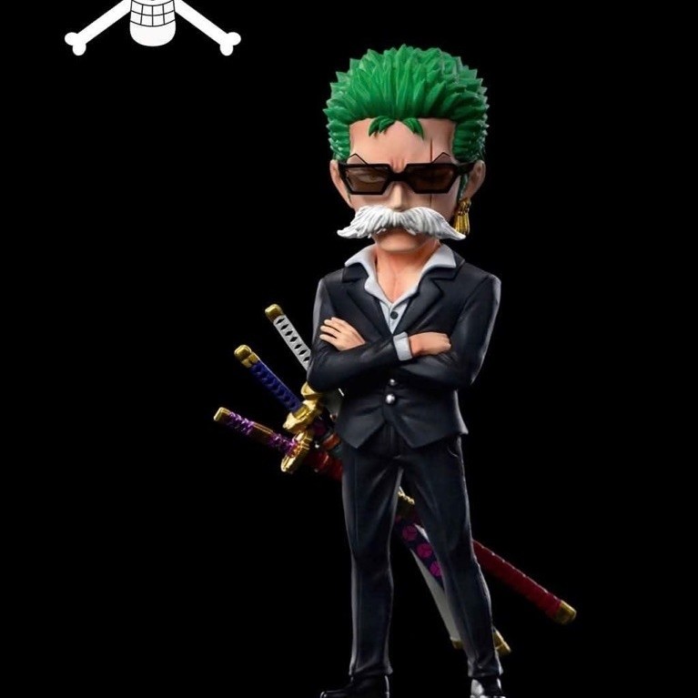 Mô hình Resin WCF chính hãng A+ Studio One Piece Dressrosa Kingdom Team Mũ Rơm Roronoa Zoro