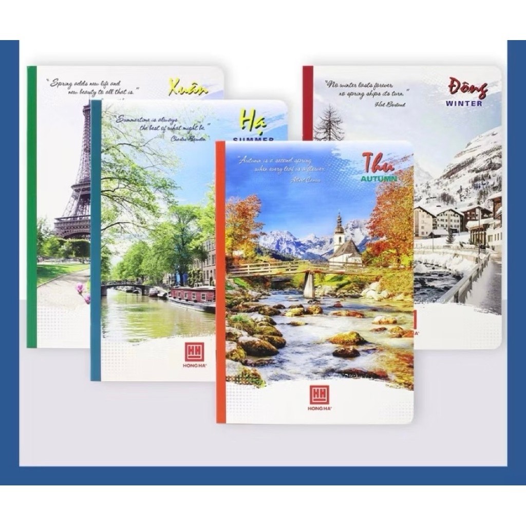 Vở Kẻ Ngang Hồng Hà Pupil Bốn Mùa 72 Trang – 1004 – Vở Học Sinh