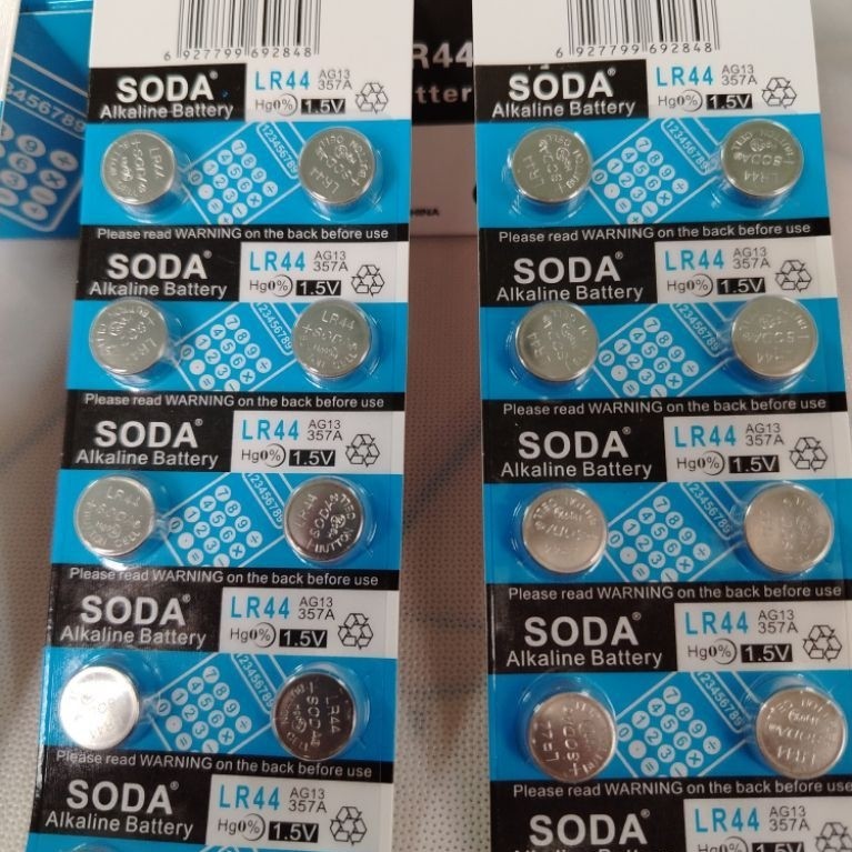 Pin Cúc Áo Vỉ 10 Viên LR44