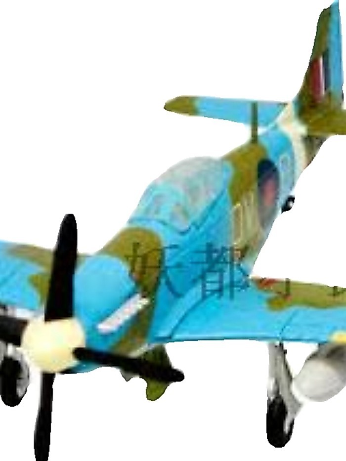 F-toys 1 / 144WKC VS1 American P51 Mustang Fighter Mô hình lắp ráp sản phẩm bán thành phẩm được vẽ s