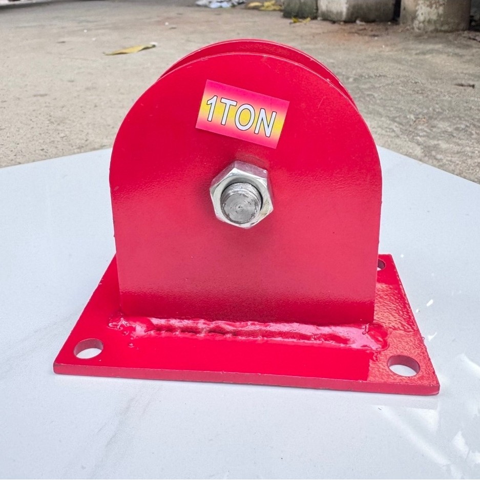 Buli tải trọng 1 tấn cho thang tải hàng. Ròng rọc cố định có rãnh.
