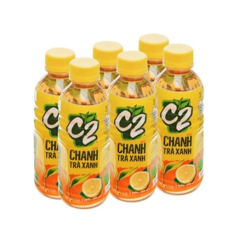 Lốc 6 chai Trà C2 hương chanh nhí 230ml