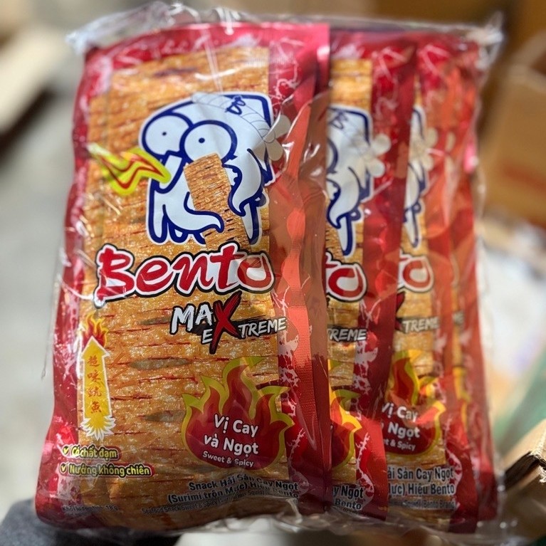 22g Snack Mực Bento Cay Ngọt - Vị cay ngọt hấp dẫn