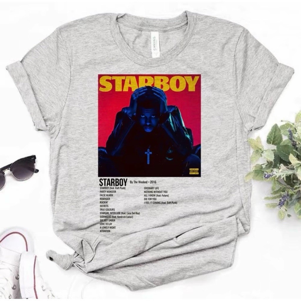 PASS ÁO THUN THE WEEKND - STARBOY (NEW 100%)
