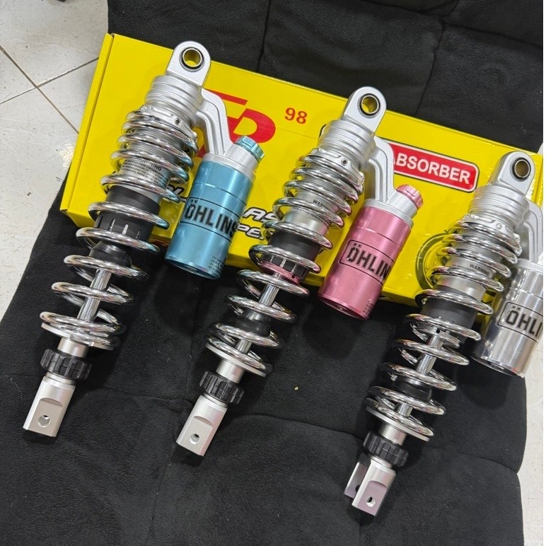 Phuột Ohlins mod full crom Vario Vision Mio Scope Shmode bảo hành 6tháng