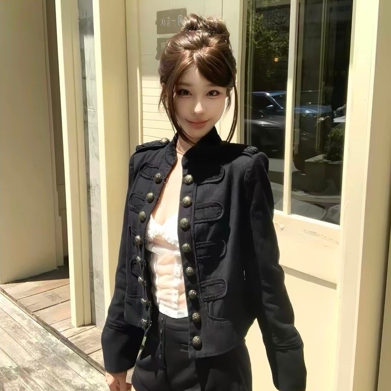Áo khoác nữ phong cách Napoleon jacket TABISHOP Áo khoác thiết kế trẻ trung hotttend mặc thu đông