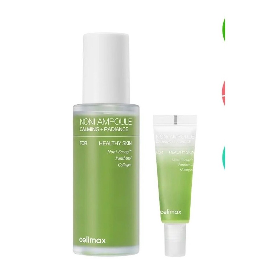 CELIMAX The Real Noni Energy Ampoule 80ml + 10ml | Ampoule Noni Cấp Ẩm, Làm Dịu, Căng Bóng Da