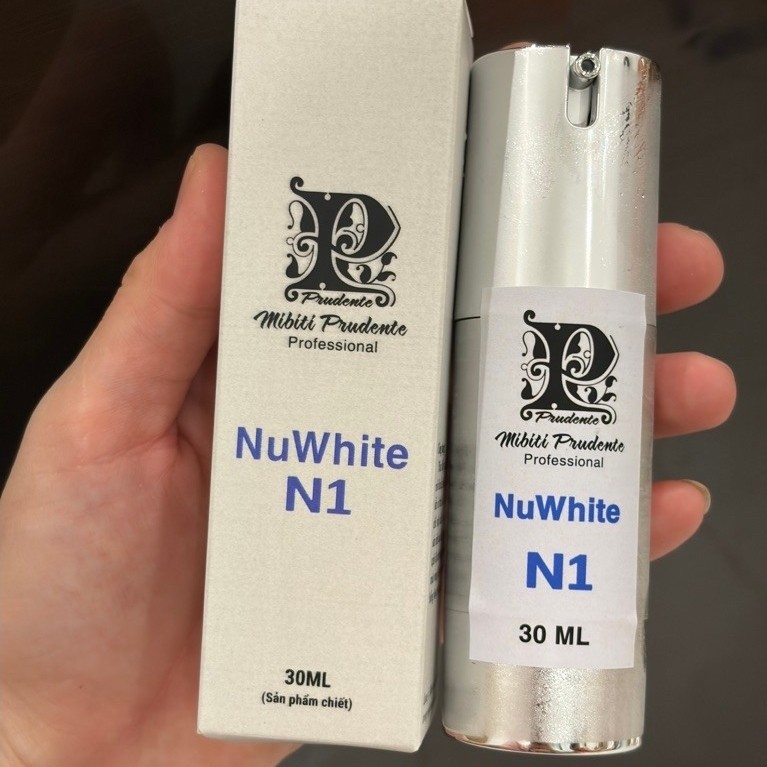 (Dạng chiết)Kem Nuwhite Mibiti hồng nhũ hoa N1, hồng vùng kín nuwhite V1,Khử thâm nách mông bẹn H6, 