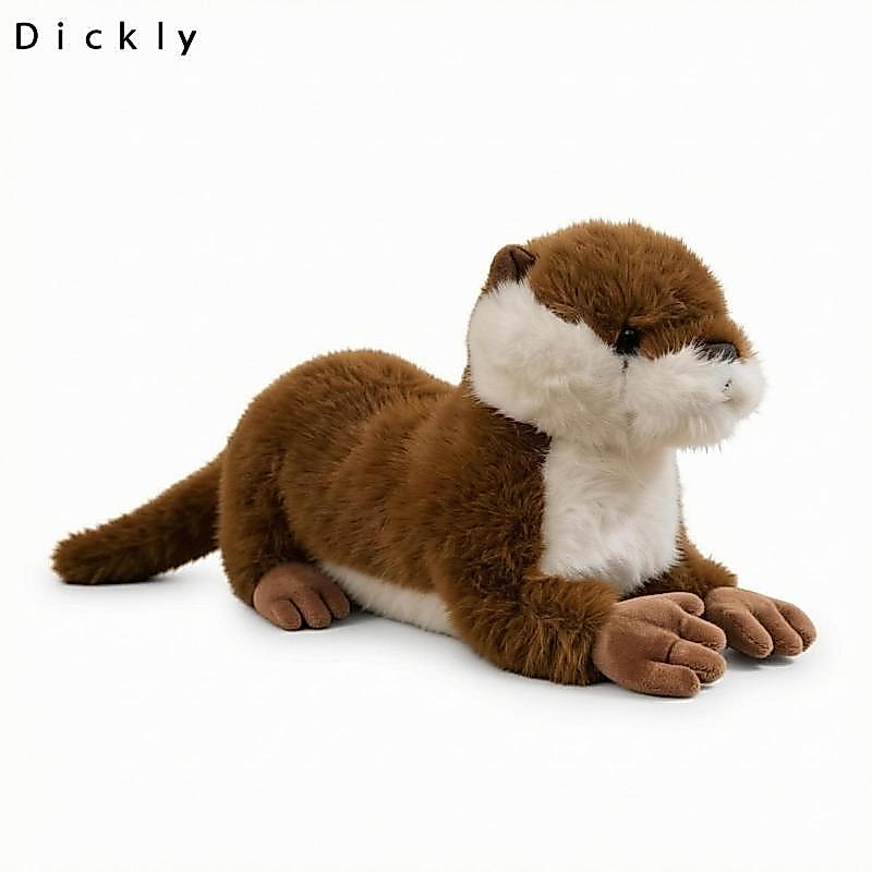 Nằm Otter Đồ Chơi Đệm Chân Mềm Giả Tóc Otter Đuôi Dài Cuddly