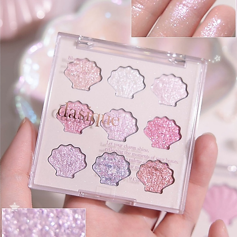 [Dasique] Phấn mắt bắt sáng 9 ô Dasique Shadow Palette 3.5g | Twinkle Mermaid Collection