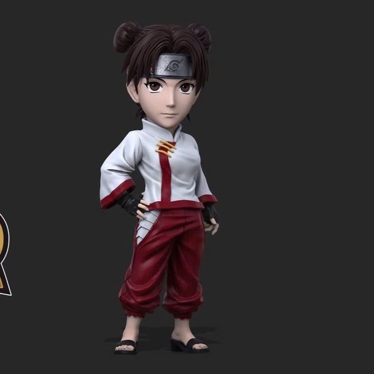 Mô hình Resin WCF chính hãng Power Studio Naruto Shippuden Tenten