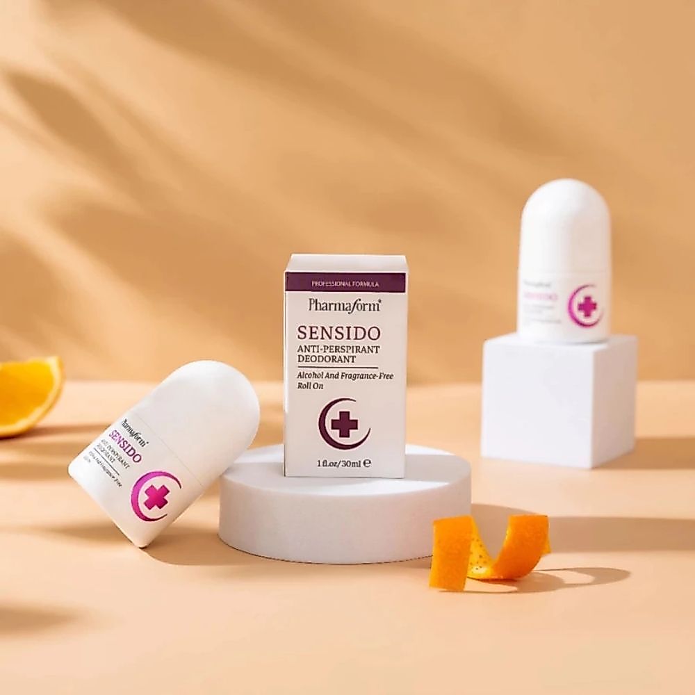 Ảnh 4 của Lăn Khử Mùi Pharmaform Sensido Anti-Perpirant Deodorant hỗ trợ kiểm soát mồ hôi hương Cam dịu nhẹ