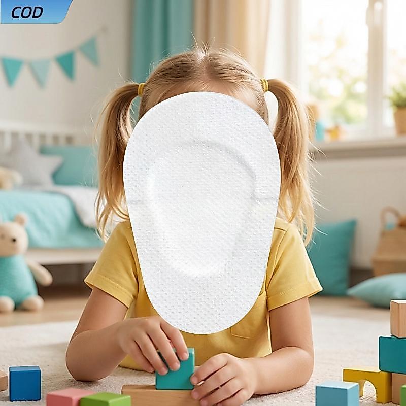 Cod 20pcs vô trùng y tế mắt các bản vá lỗi cho post-op ánh sáng chặn & bảo vệ
