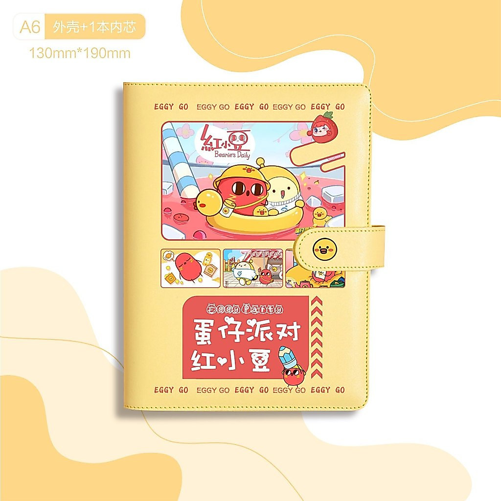 Diary book birthday gift bb Handhun Jianxue Life Folder Red Little Bean Li Portable Peripheral Accou