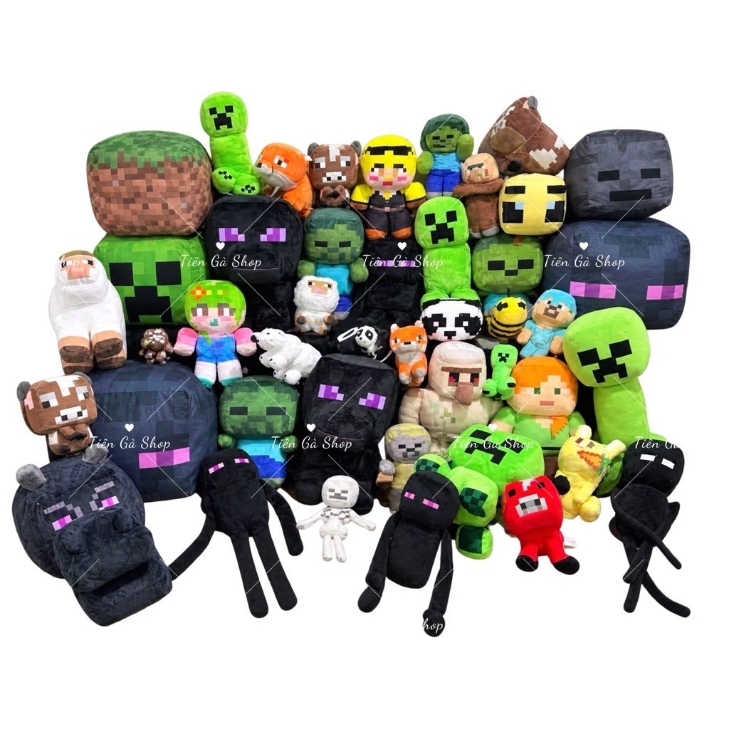 Gấu bông minecraft ( chính hãng ) nhật bản