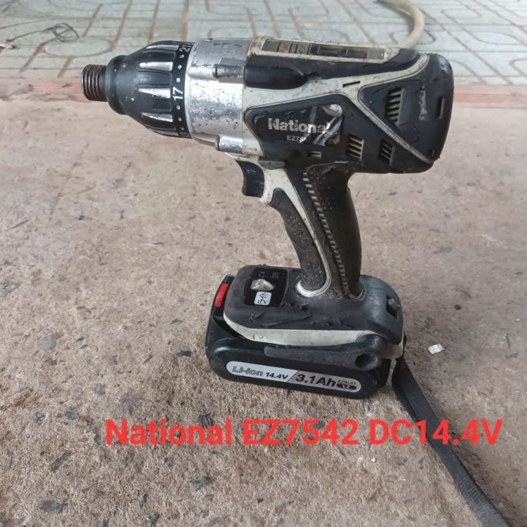 Chuyên vít búa có cấp trược National EZ7542 DC14.4V, hàng nhật bãi
