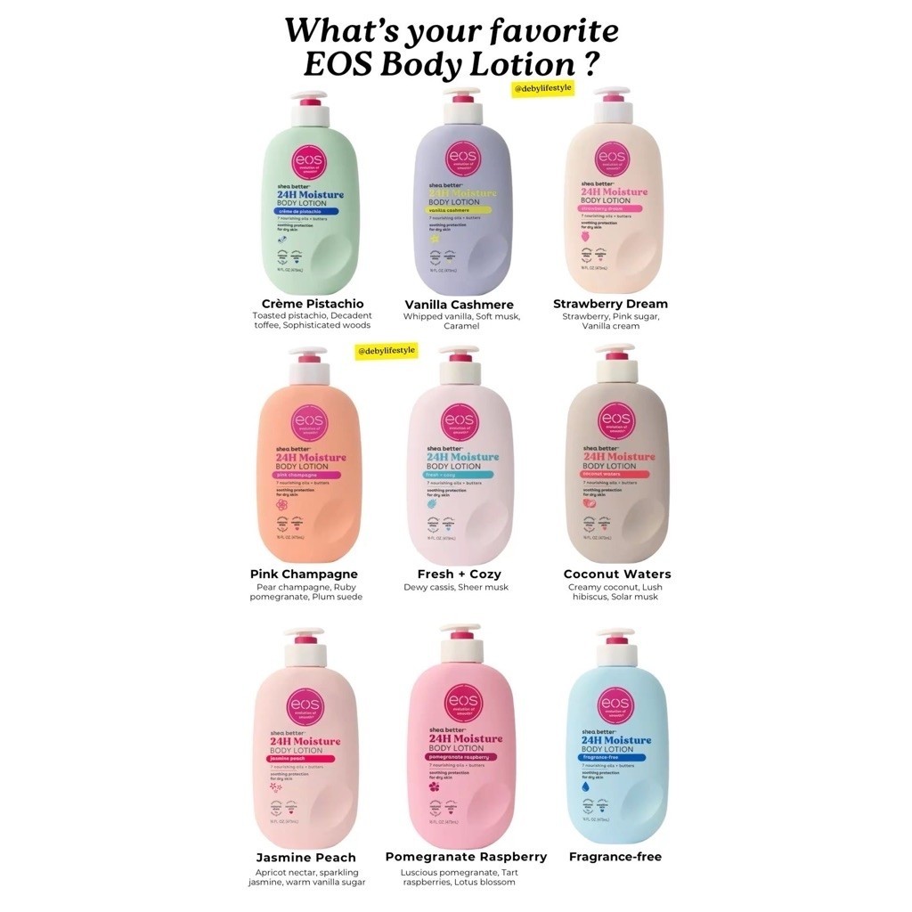 BODY LOTION EOS CHÍNH HÃNG FULLSIZE 473ML