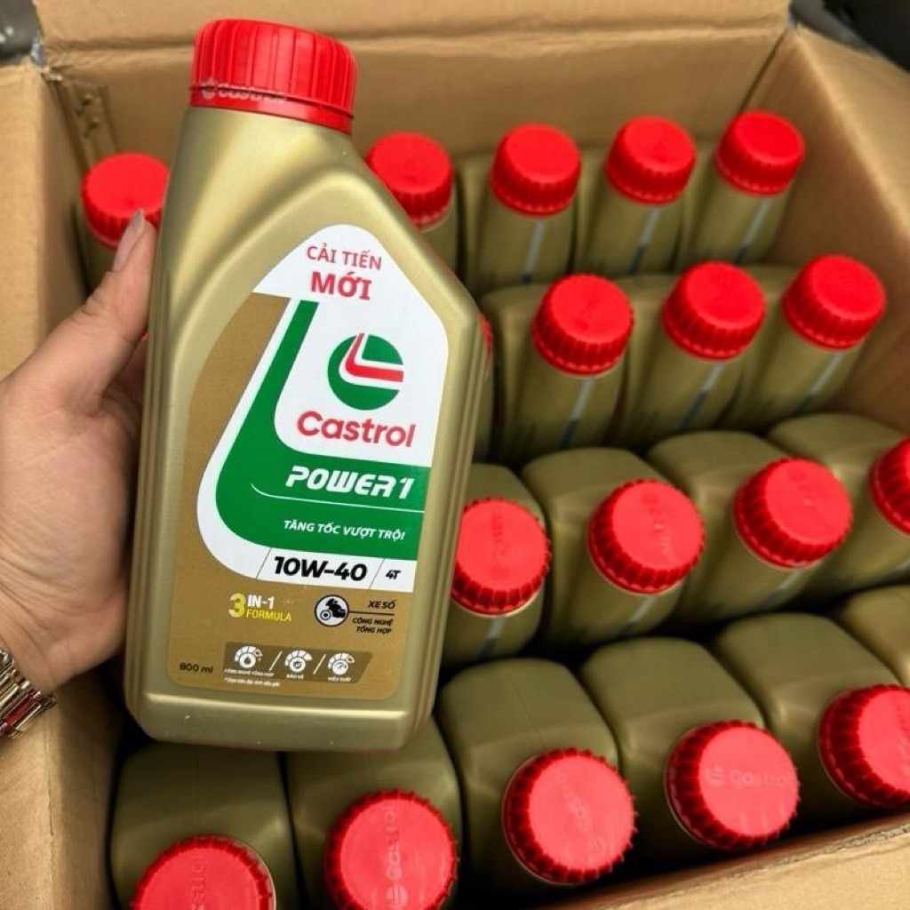 dầu nhớt xe ga - xe số Castrol 800ml