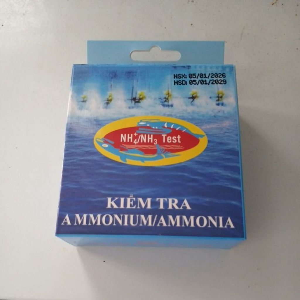 Nh4/Nh3 Test - Kiểm tra Ammonium/ Ammonia trong ao tôm, cá