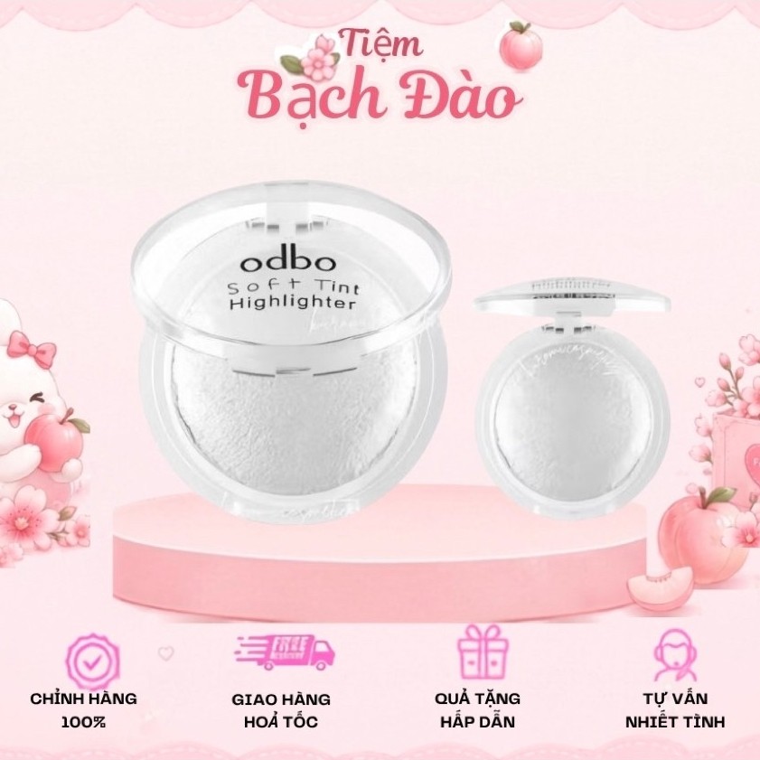 [ODBO] Phấn Bắt Sáng/Highlight Odbo Mặt Trăng Nhũ sáng,mịn ODBO Soft Tint Highlighter 4g (OD173)