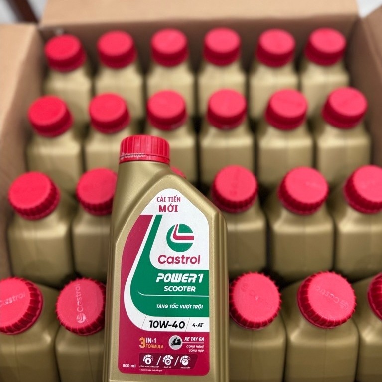 dầu nhớt xe ga - xe số Castrol 800ml