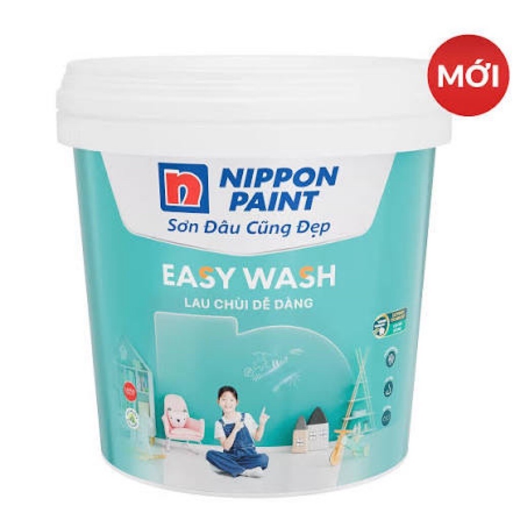 Sơn nội thất Nippon Paint Easy Wash thùng 15L