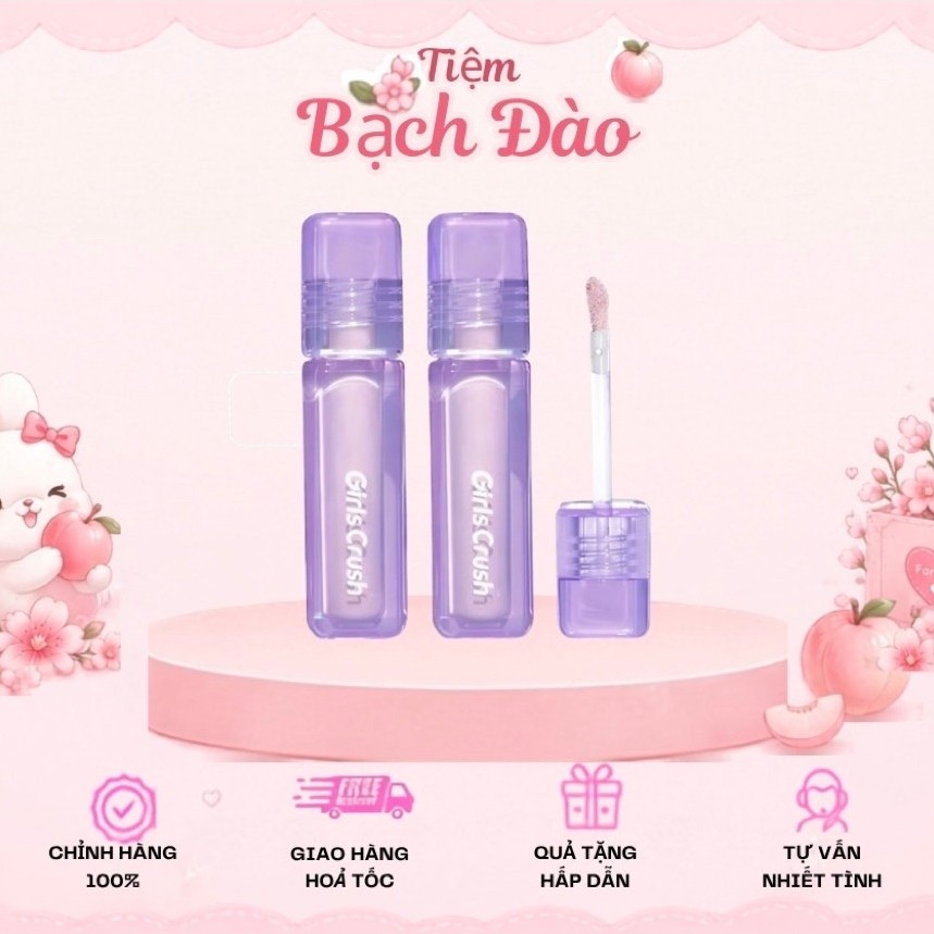 [HỎA TỐC] GIRLS CRUSH Kem Che Khuyết Điểm GIRLS CRUSH Matte Velvet Concealer Bắt Sáng Mỏng Mịn 8g