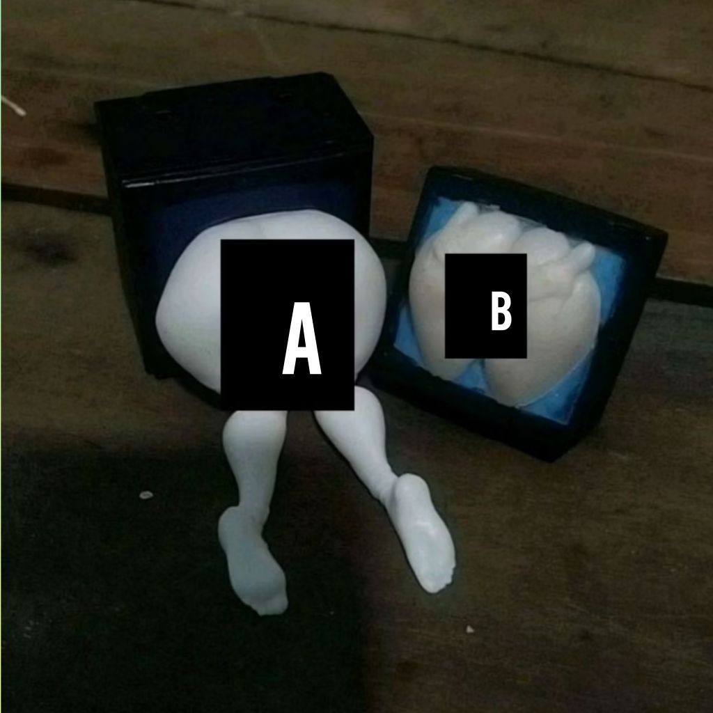 Figure horrified ghost girl TV (3-4cm)