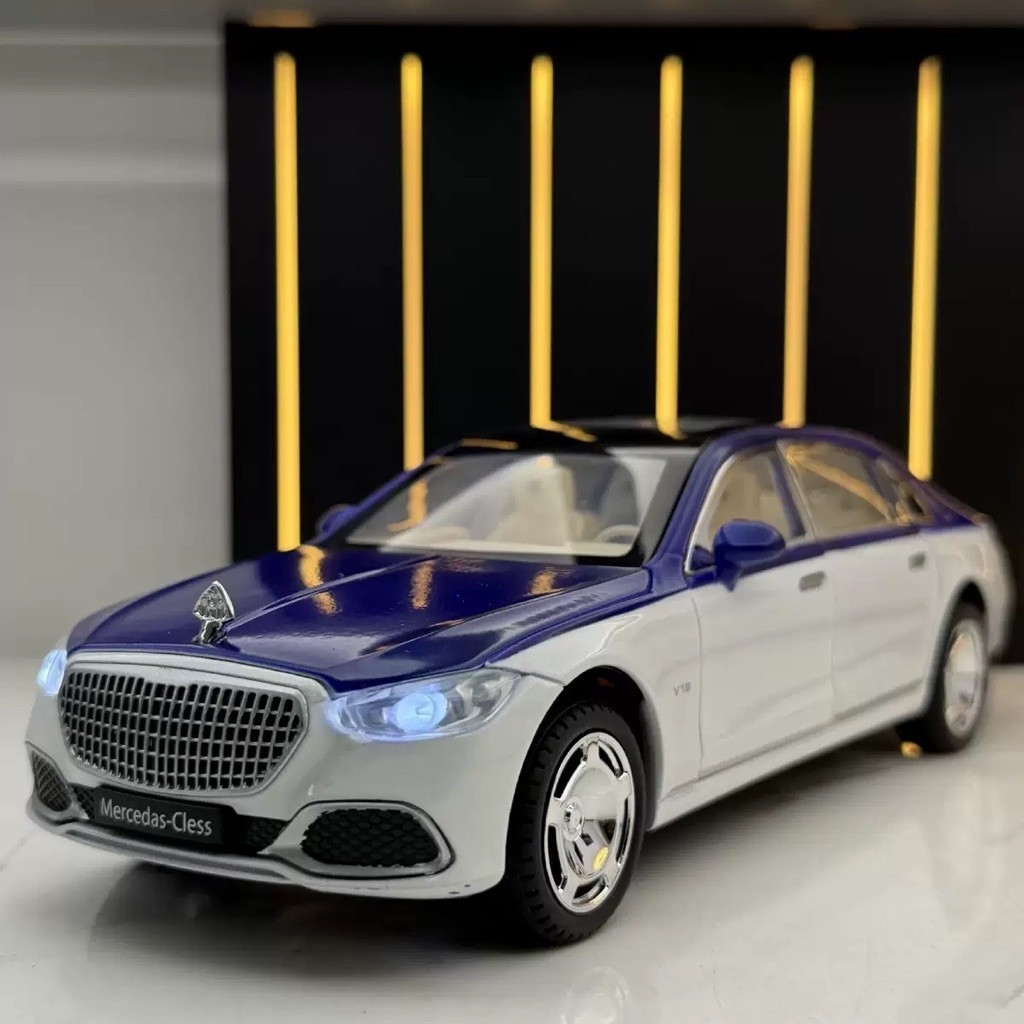 Mô Hình Xe Mercedes Maybach S680 Maybach VS680 Có Remote Chất Liệu Kim Loại Có Đèn Và Âm Thanh