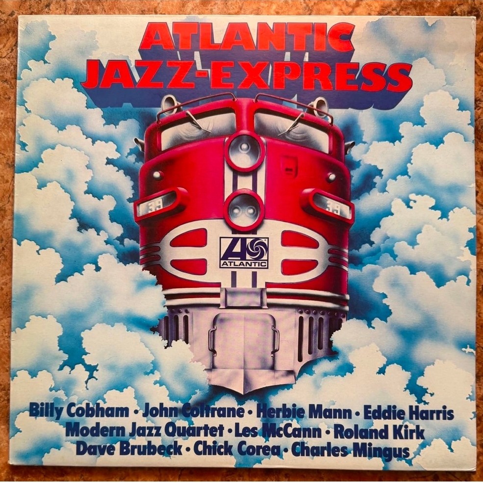 ĐĨA THAN - Atlantic Jazz-Express  Album là tuyển tập những tên tuổi lớn nhất của Jazz thuộc kỷ nguyê