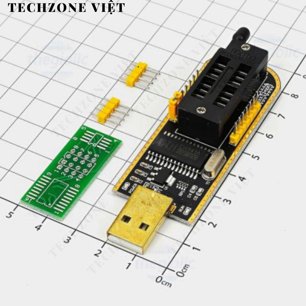 CH341A Mạch Nạp EEPROM SPI USB TechZone Việt