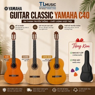 Đàn guitar classic yamaha c40 - ảnh thật chụp tại shop