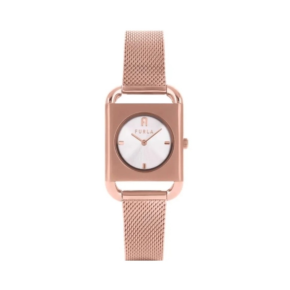[Chính Hãng 100%] Đồng Hồ Nữ Furla Ooh WW00017014L3 Máy Quartz (Pin) Kính Khoáng Siz 28mm Dây Mesh F