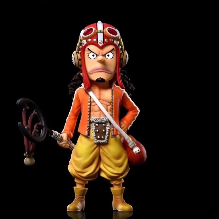 Mô hình Resin WCF chính hãng A+ Studio One Piece Dressrosa Kingdom Team Mũ Rơm Usopp