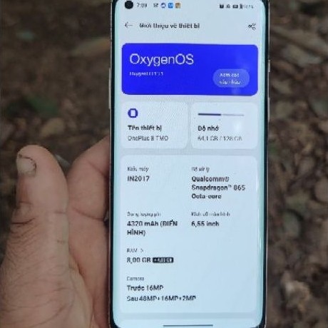 Điện thoại oneplus 8 bản 8/128gb cũ rẻ như xác