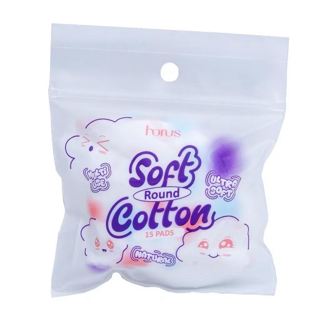 Bông Tẩy Trang Cotton Tự Nhiên 200 Miếng Horus