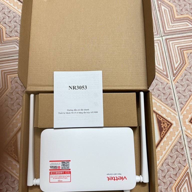 Bộ Phát Wifi Mesh Viettel SDMC Mã NR3053 - Wifi 6 AX3000 Dùng Cho Mọi Nhà Mạng