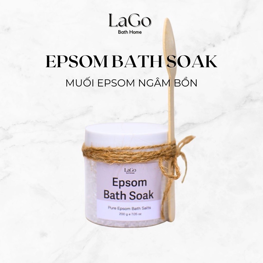 Muối Epsom Đa Năng - Muối Epsom Ngâm Bồn Lago 200ml