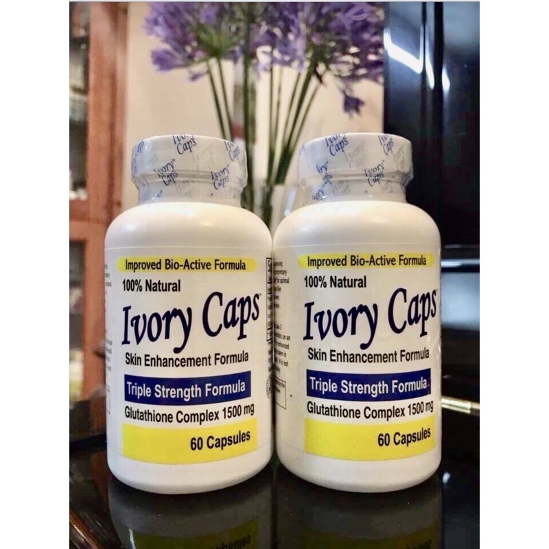 🌸🌼[HSD 09/2028] Viên Uống Ivory Caps Triple Strength Formula 1500mg 60 viên của Mỹ🌼🌸011