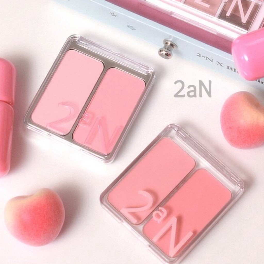 [HSD T8/2028] Bảng phấn má hồng 2 ô 2aN Dual Cheek 4.5gx2